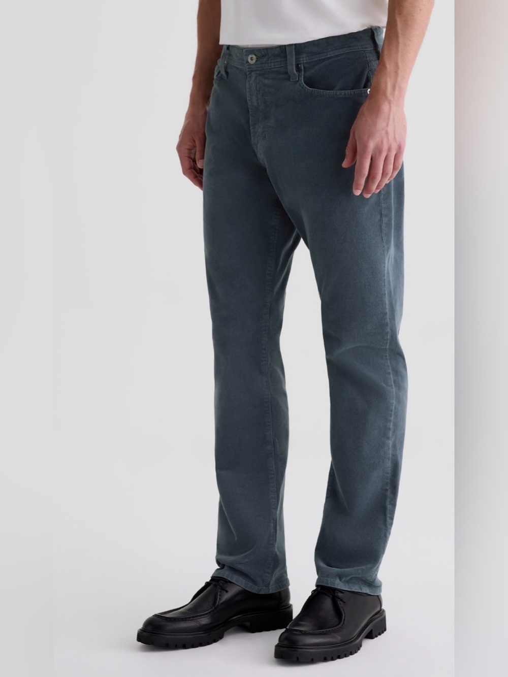 Men’s AG Jeans in grey corduroy